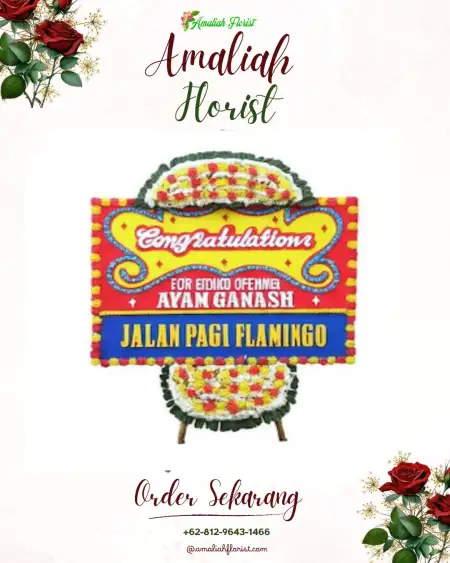 Sewa Papan Bunga Seloromo